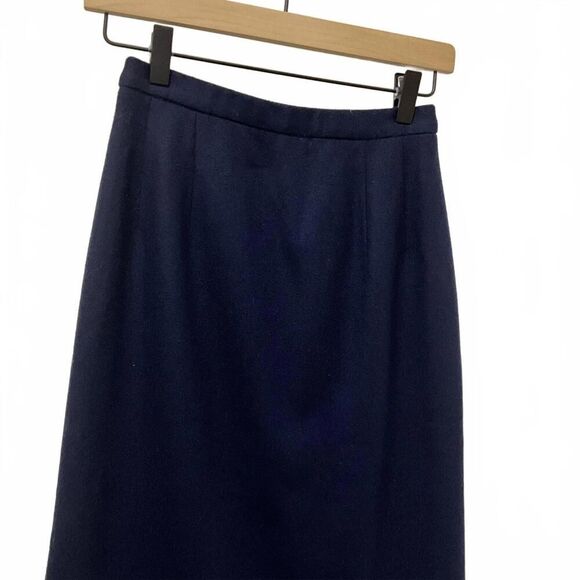 Vintage Pendleton Women's 4 100% Virgin Wool A Line Midi Skirt Side Zipper - Picture 2 of 8